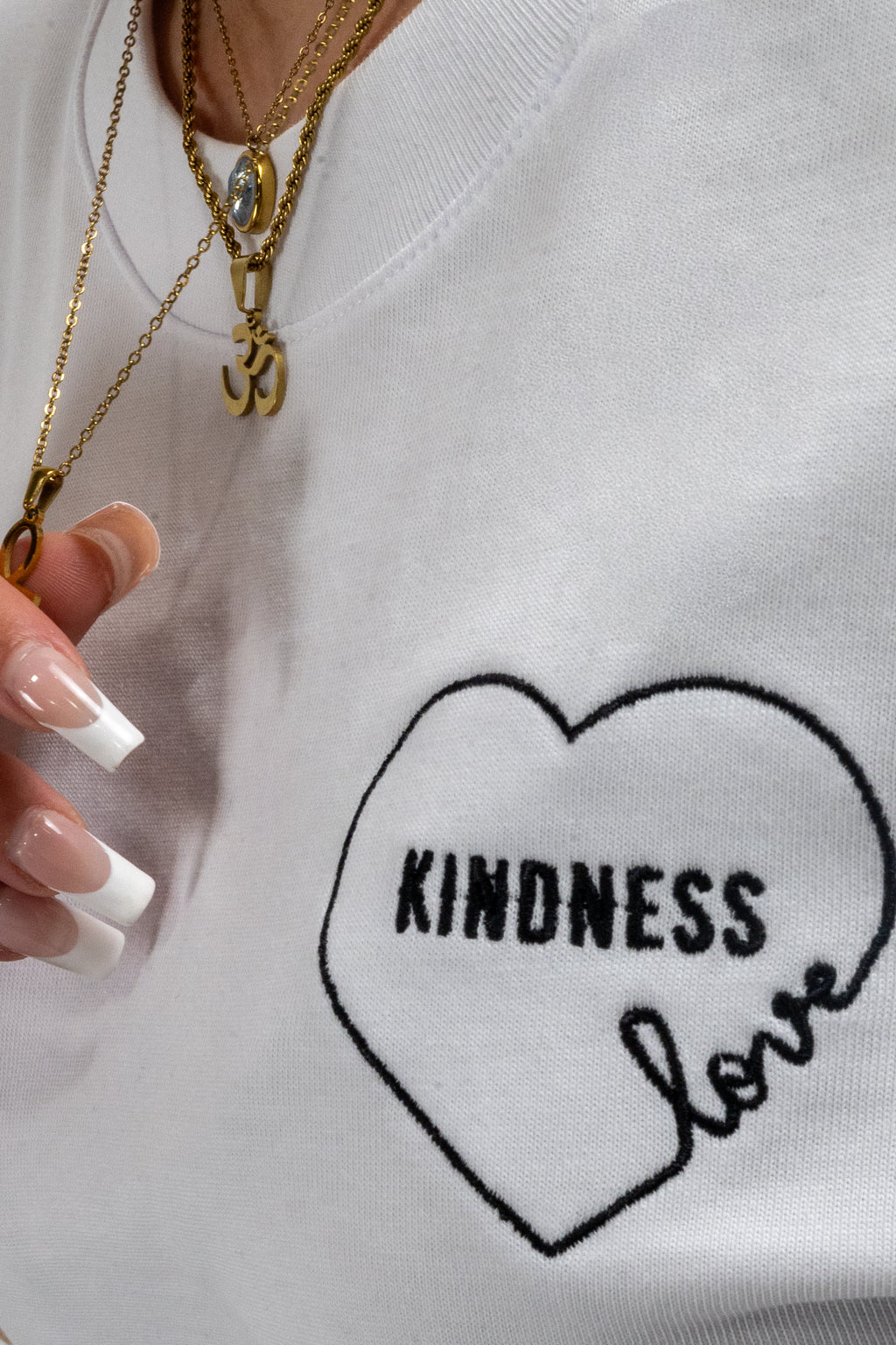 KINDNESS Oversized Tee - Blanco